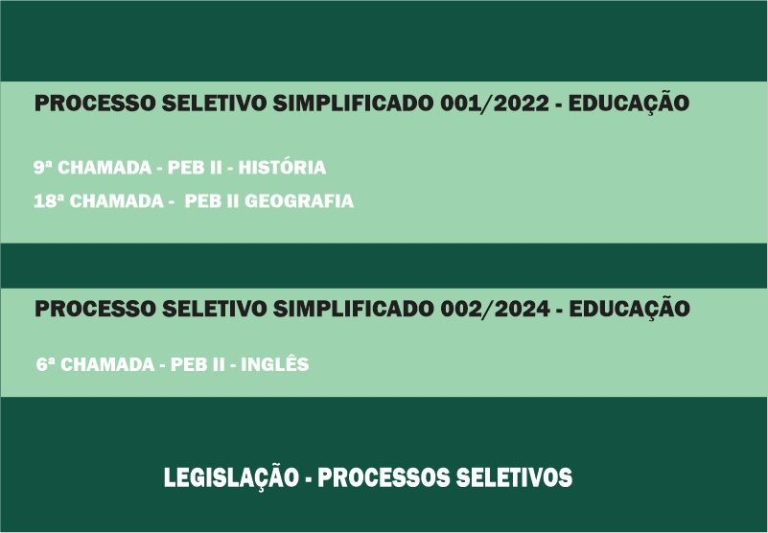 Processo Seletivo