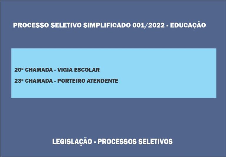 Processo Seletivo