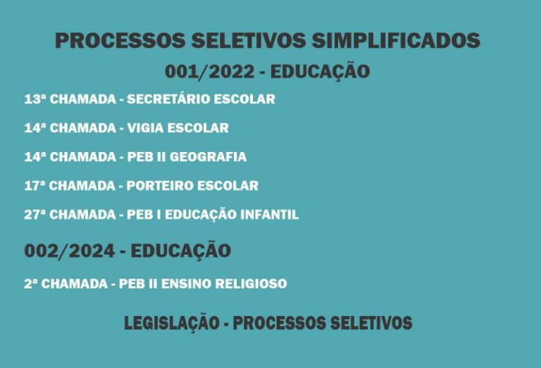 Processo Seletivo