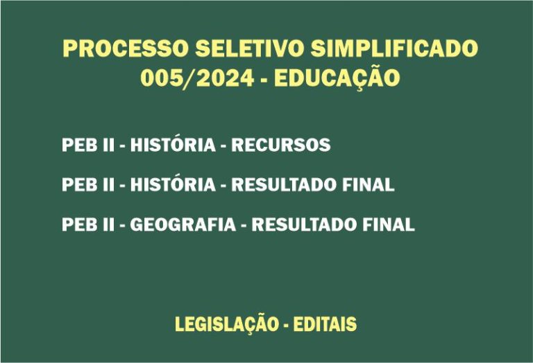 Processo Seletivo