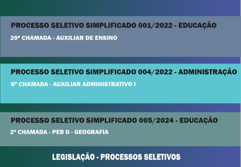 Processo Seletivo