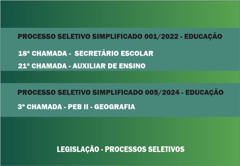 Processo Seletivo