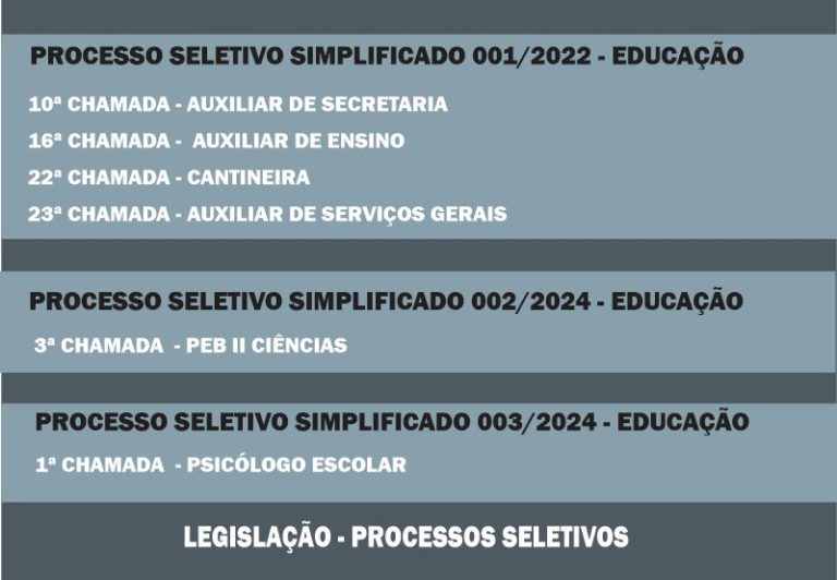 Processo Seletivo