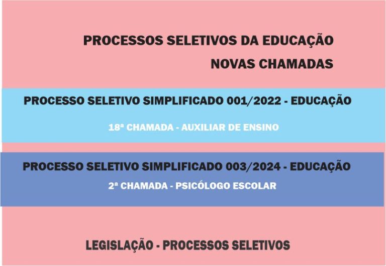 Novas chamadas