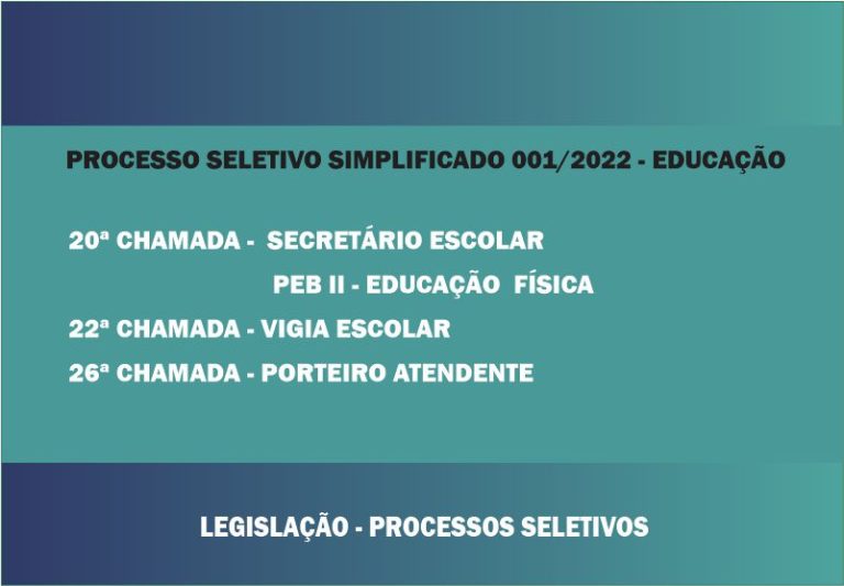 Processo Seletivo