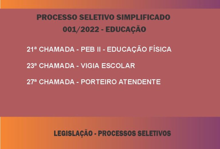 Processo Seletivo