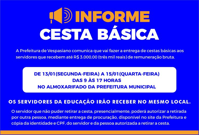 Cestas do servidor