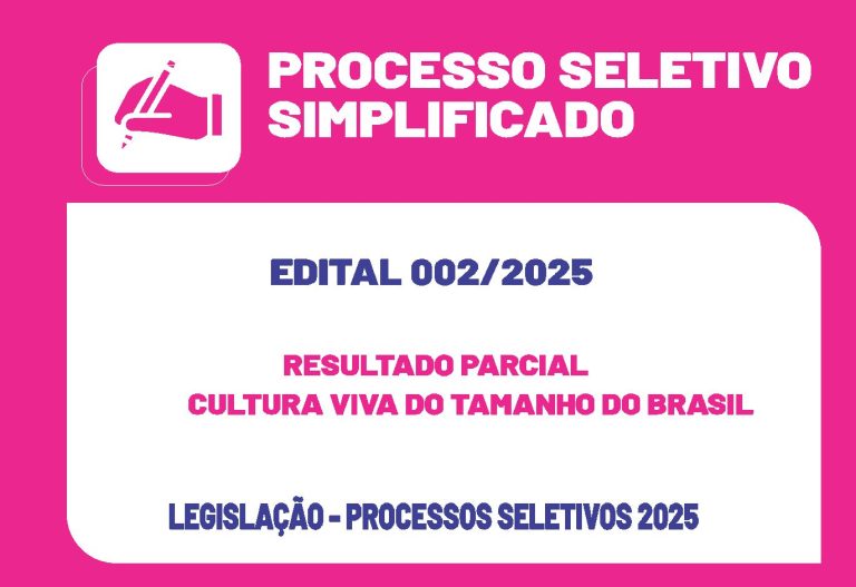 EDITAL 002/2025 – RESULTADO PARCIAL