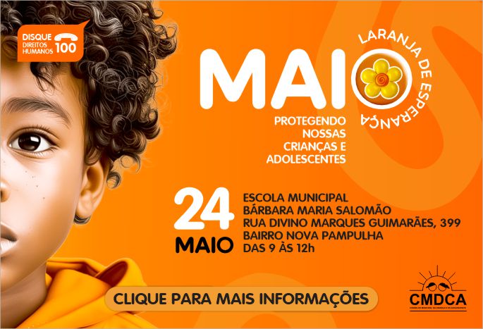 Evento Maio Laranja de Esperança